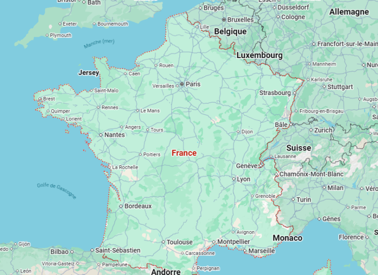 carte de france